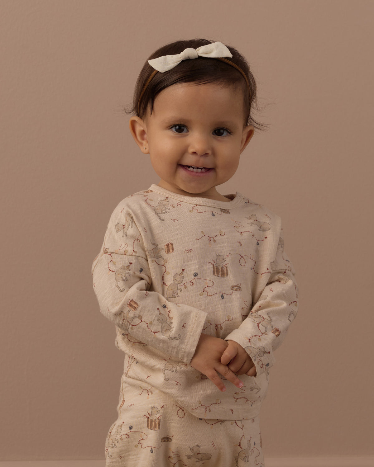 Long Sleeve Tee + Pant Set | Kitties