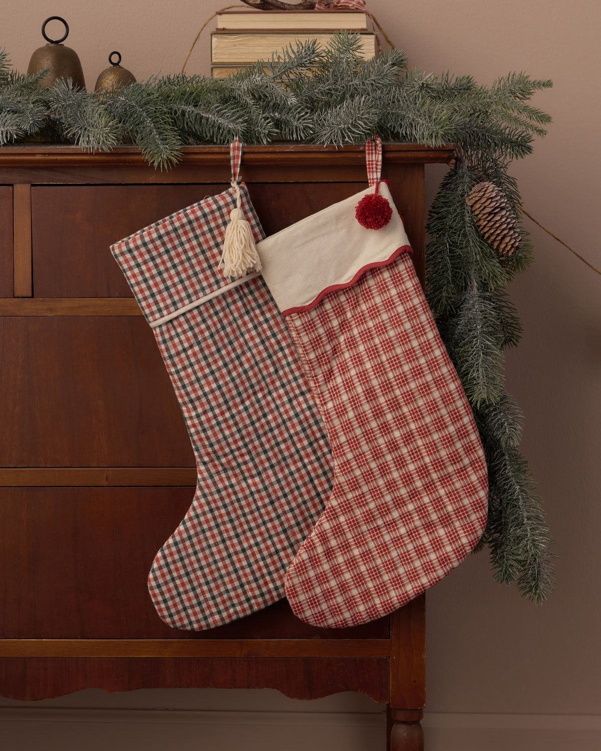 Christmas Stocking | Holiday Gingham
