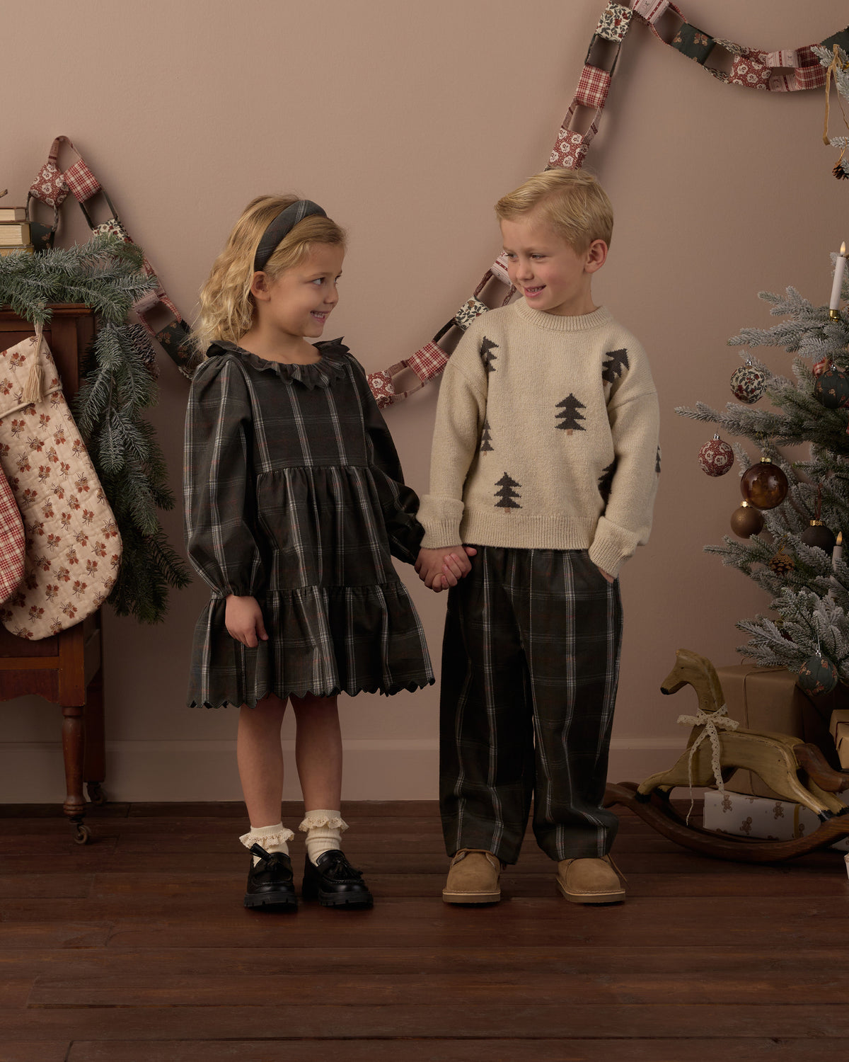 Fran Dress | Holiday Plaid