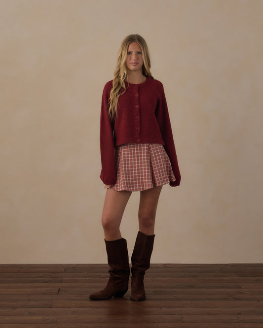 Teen Fuzzy Cardigan | Ruby