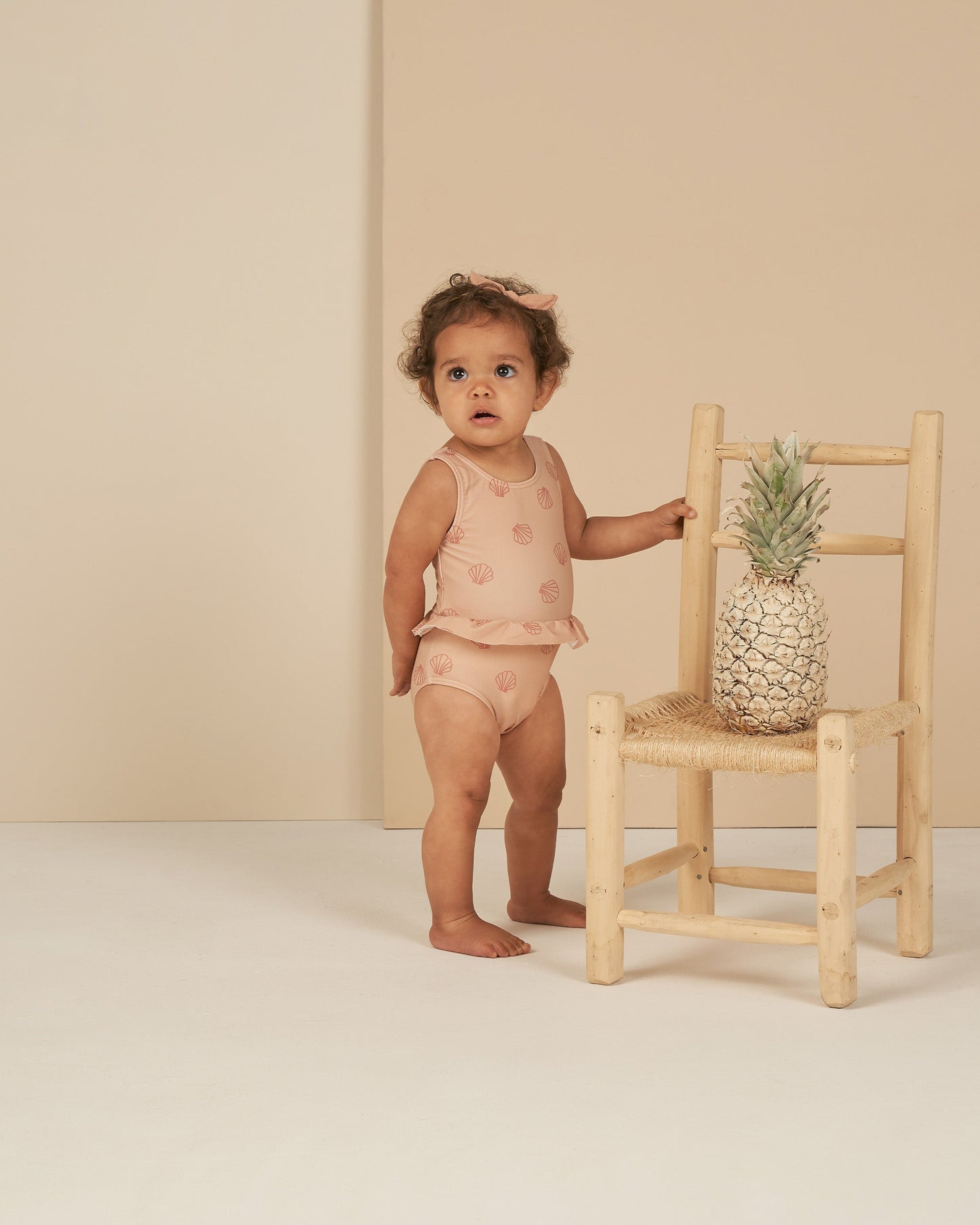 Skirted One-Piece Swimsuit | Seashell