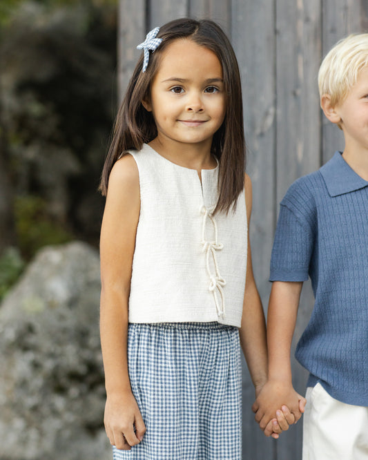 Bows, Set Of 2 || Marine Gingham