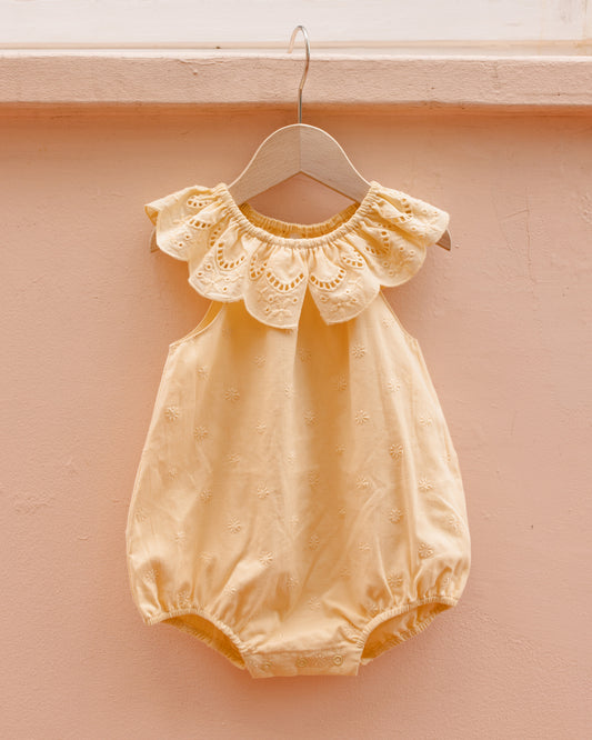 Myla Romper || Lemon