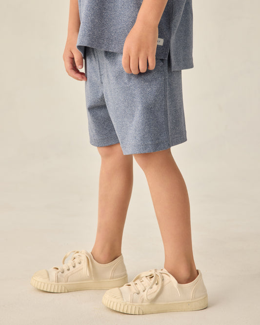 Oceanside Tech Short || Heathered Marine