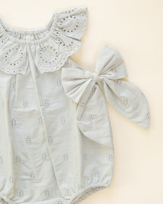 Oversized Bow || Seafoam