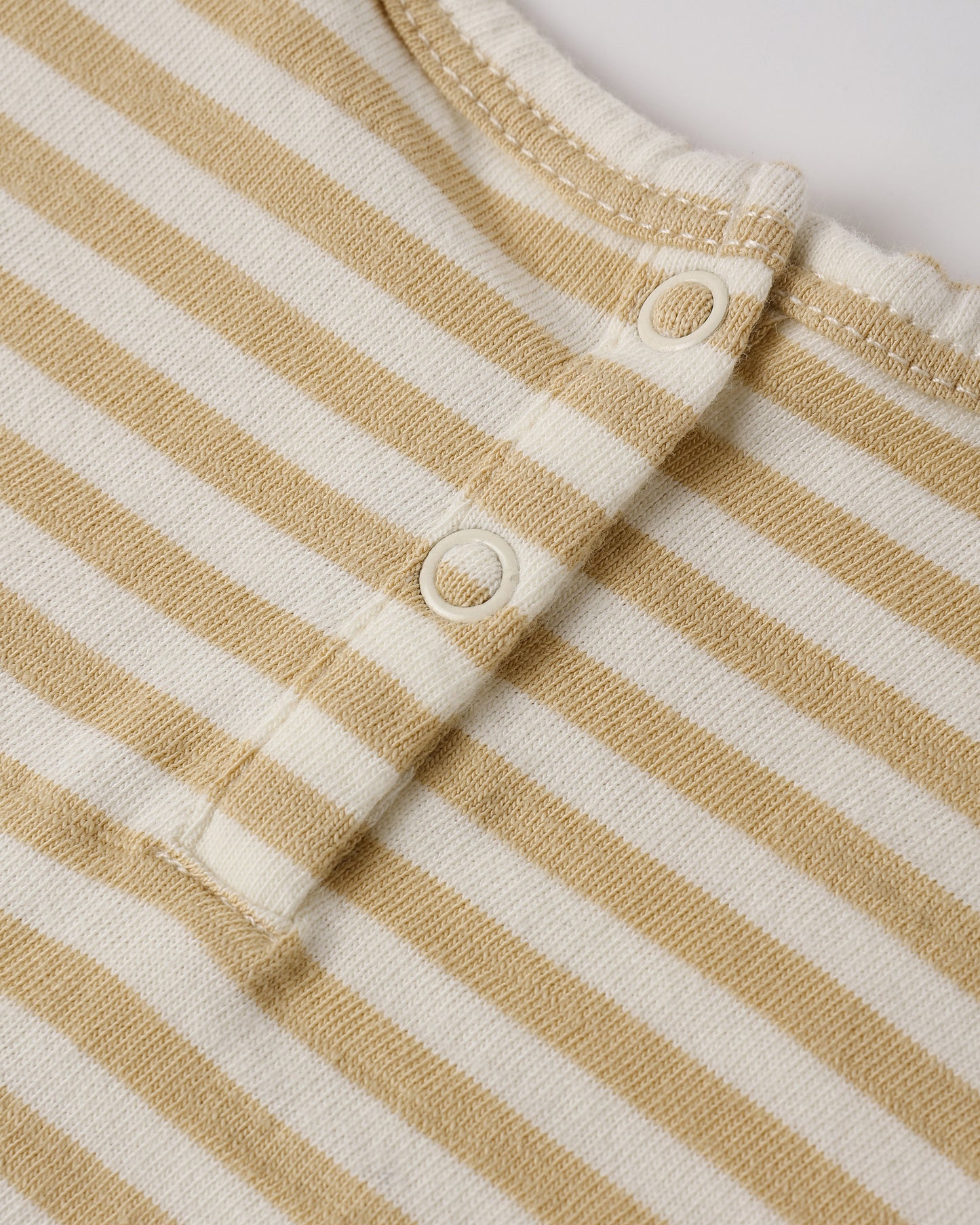Bubble Onesie || Butterscotch Stripe