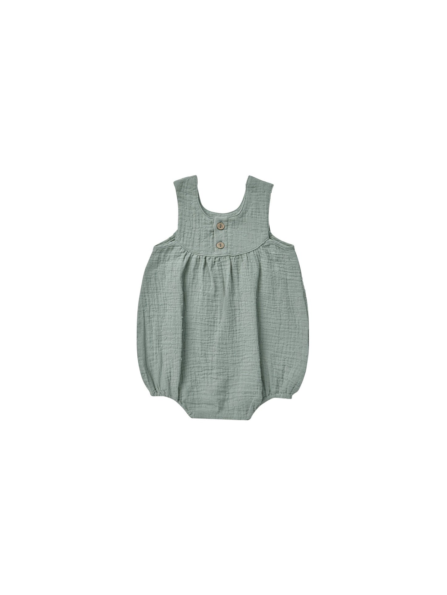 June Romper | Aqua