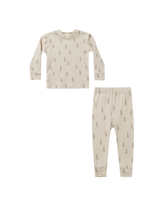 Organic Pajama Set | Trees