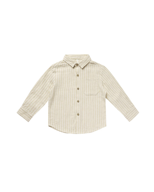 Collared Shirt | Champagne Stripe