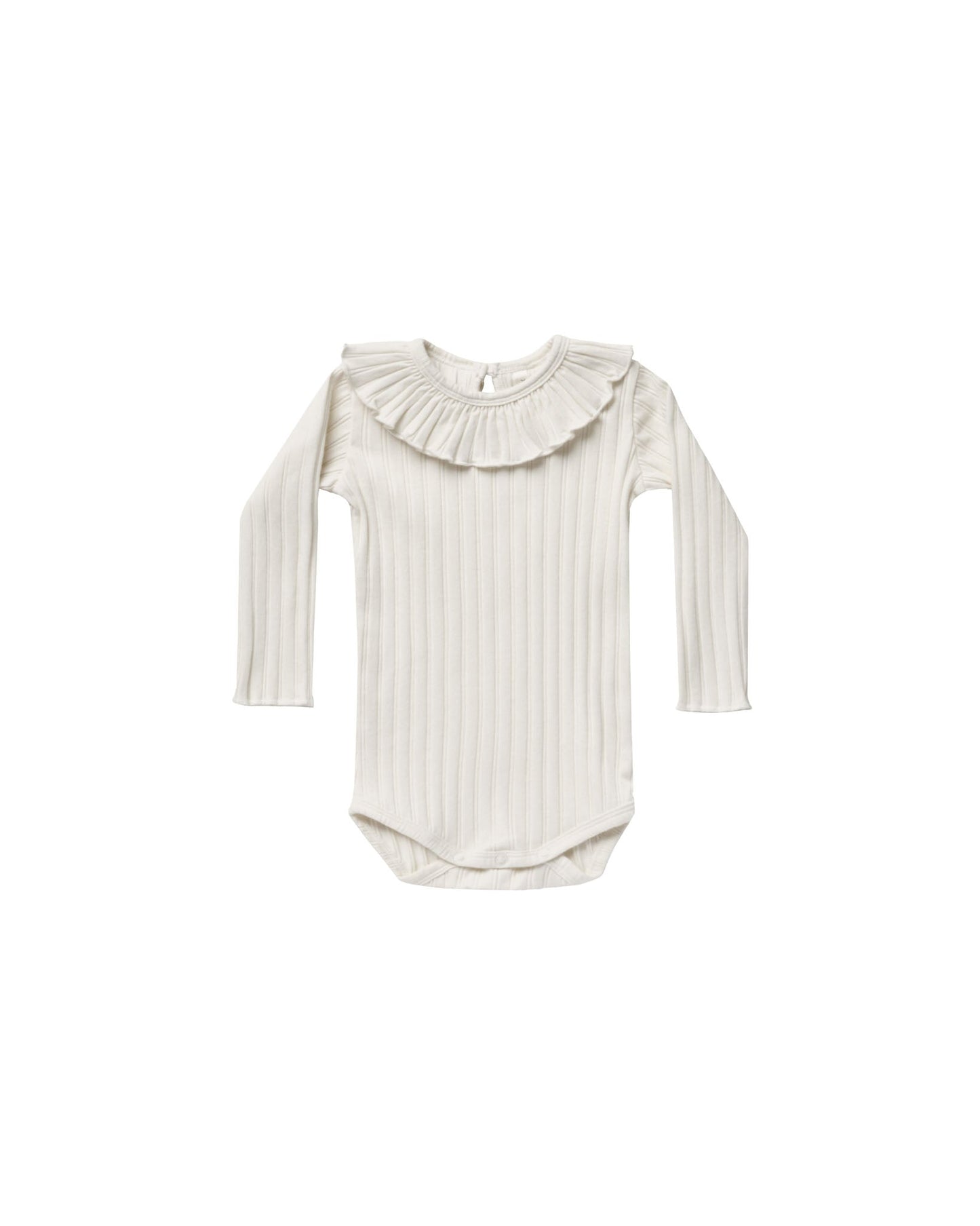Ruffle Collar Onesie | Ivory