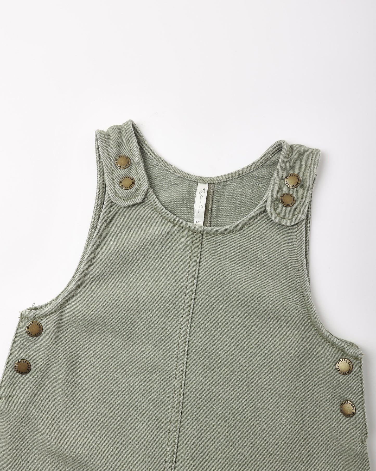 Odette Overall Dress Dark || Sage