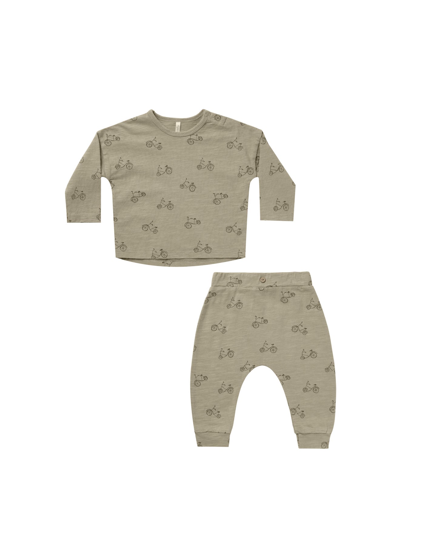 Long Sleeve Tee & Pant Set | Bikes
