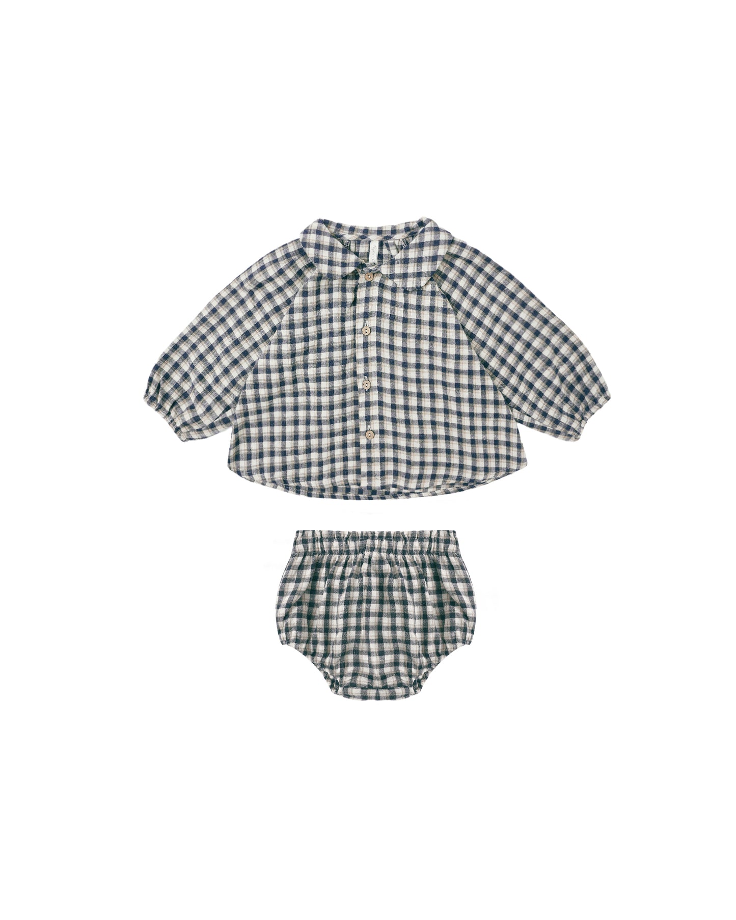 Nellie Set || Navy Check