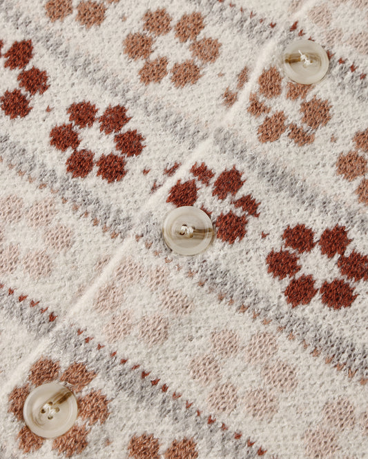 Cheyenne Cardigan | Flower Fair Isle