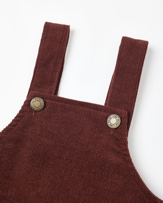 Cargo Overalls || Burgundy