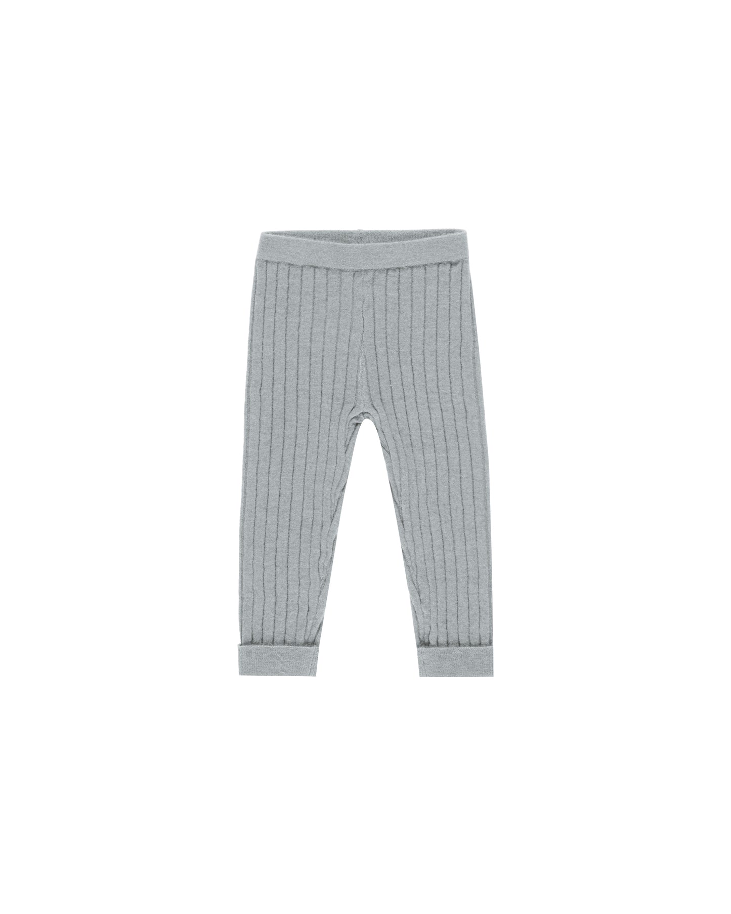 Cuffed Legging || Dusty Blue