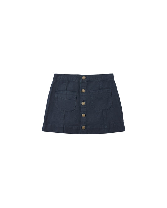 Denver Mini Skirt || Indigo Denim