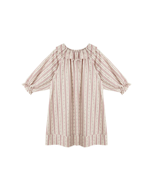 Girls Nightgown || Candy Cane Stripe