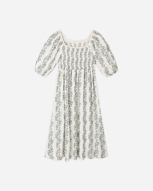 Della Dress || Green Vines