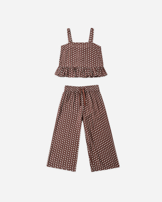 Kayli Set || Chocolate Polka Dot