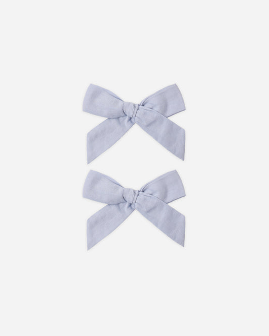 Bows, Set of 2 || Periwinkle