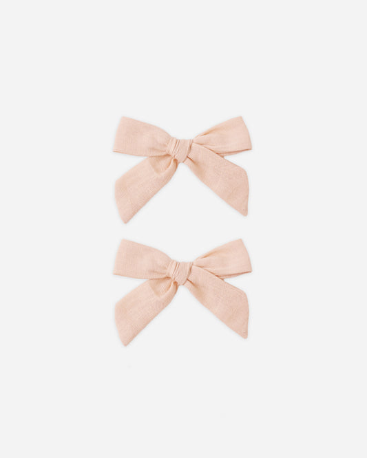 Bows, Set Of 2 || Blush
