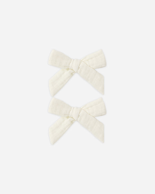 Bows, Set Of 2 || Ivory