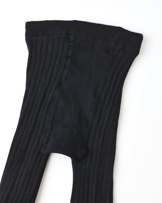 Ribbed Tights || Black