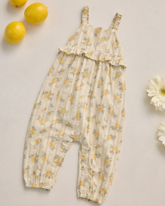 Kinsley Jumpsuit || Lemon Ditsy Flower