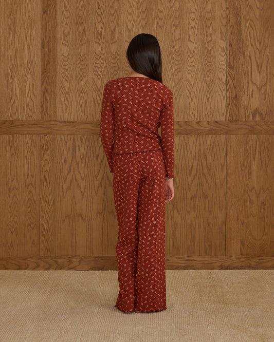 Ribbed Lounge Set || Ruby Ditsy - Teen