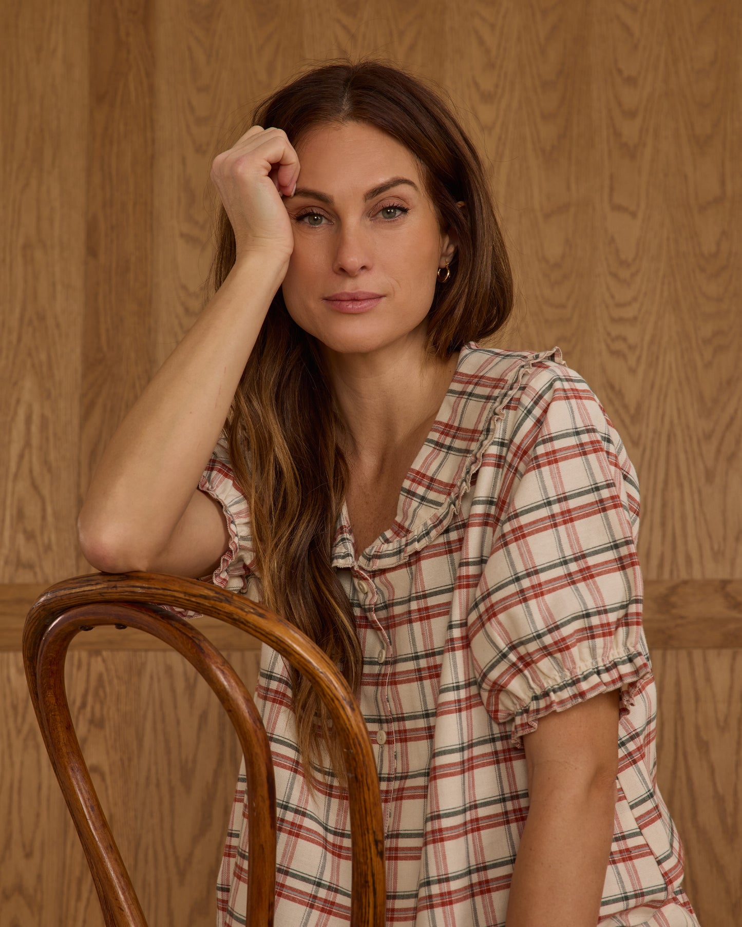 Women's Ruffle Pajamas | Holiday Flannel
