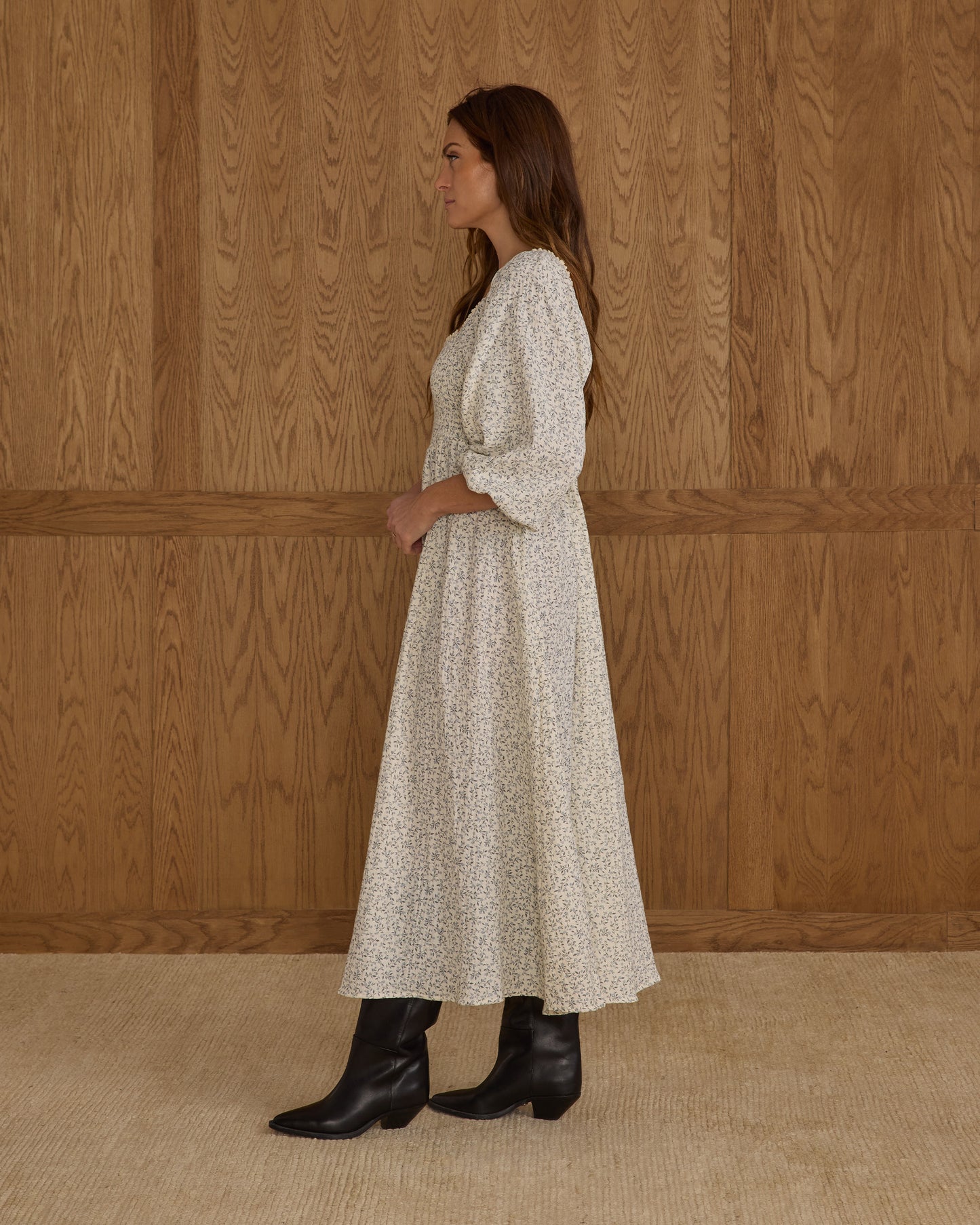Women's Della Dress | Blue Vines