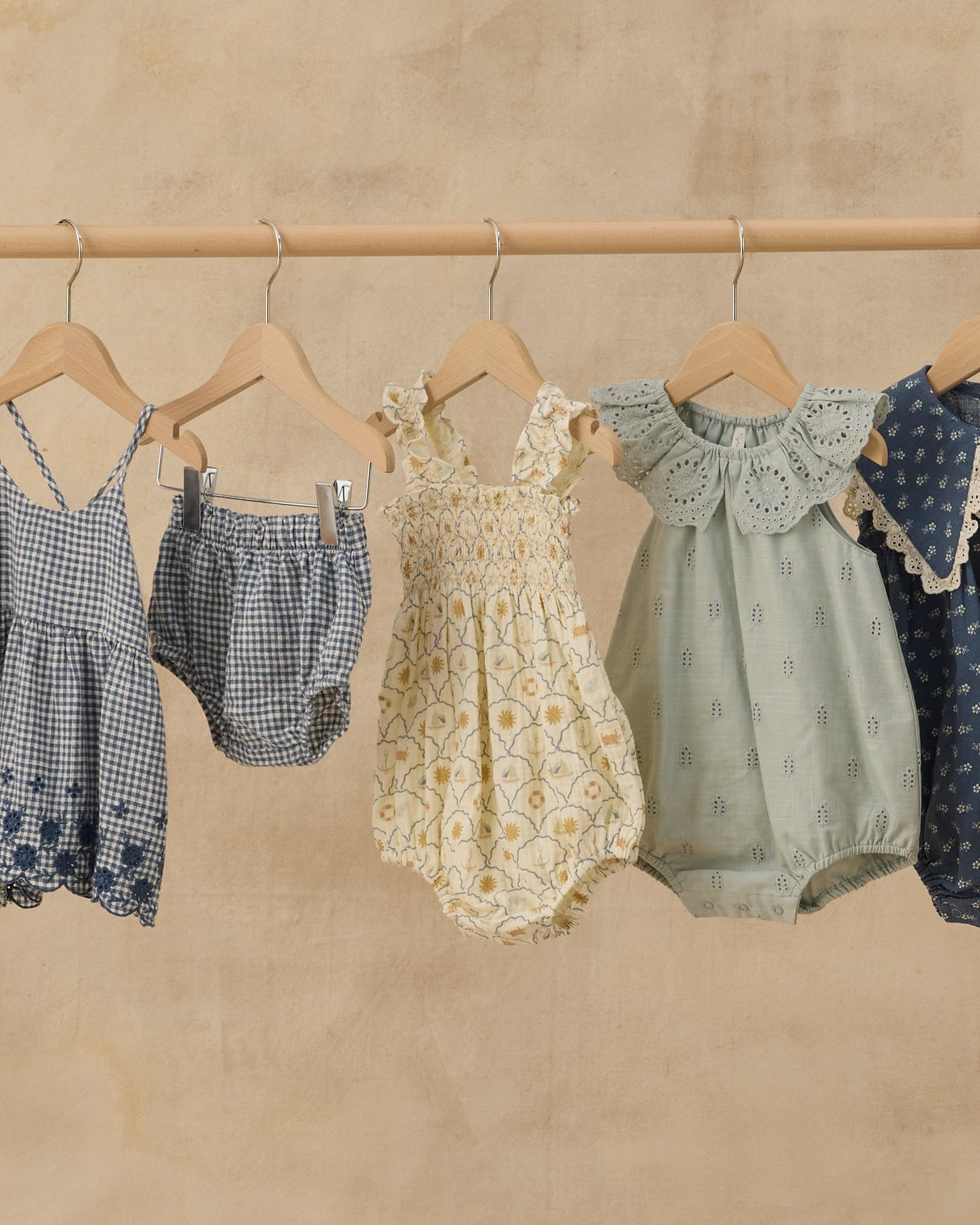 Myla Romper || Seafoam