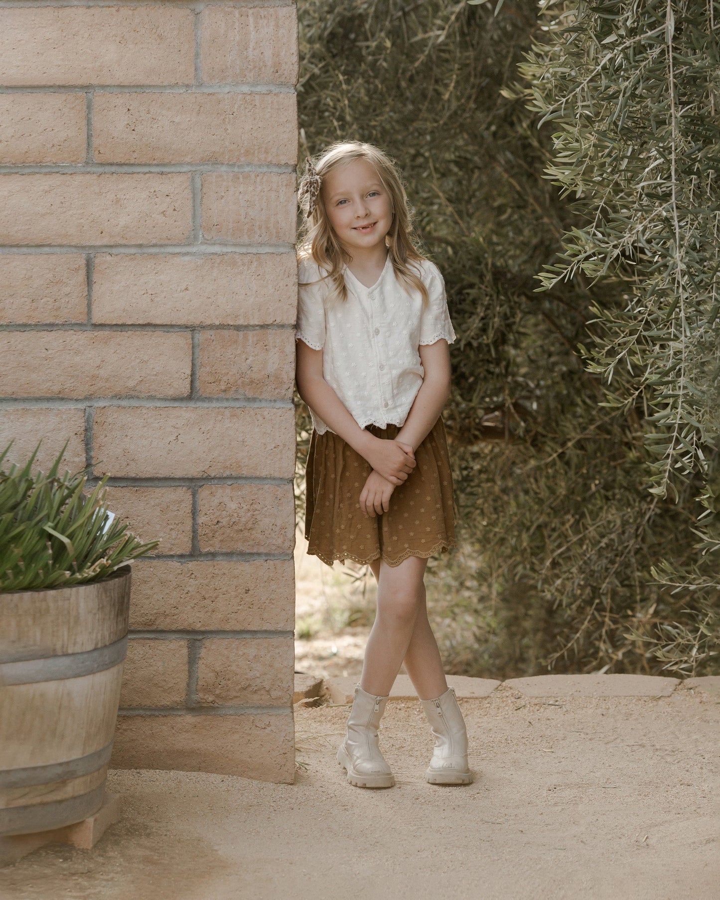 Mae Skirt | Brass