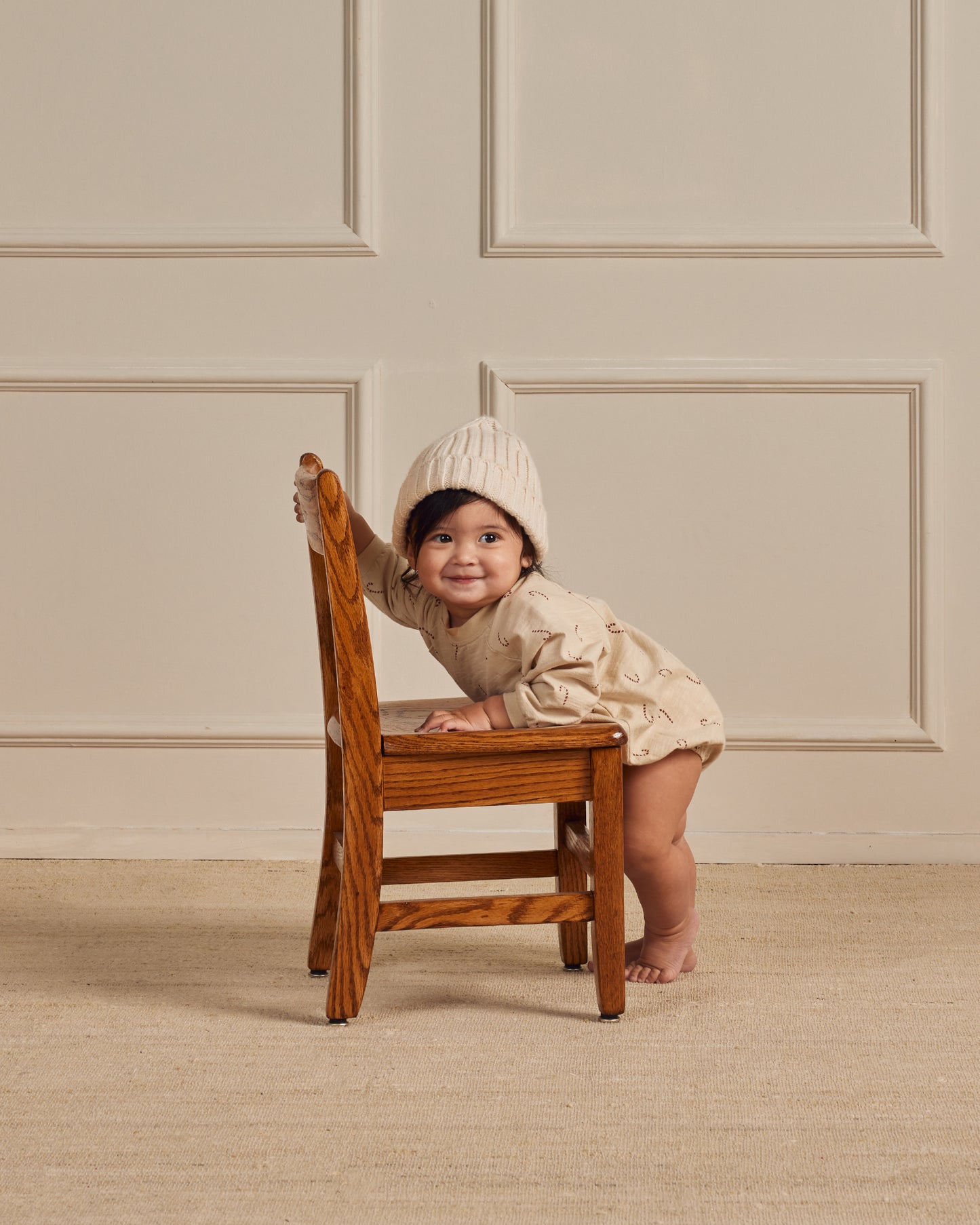 Crewneck Romper | Candy Cane