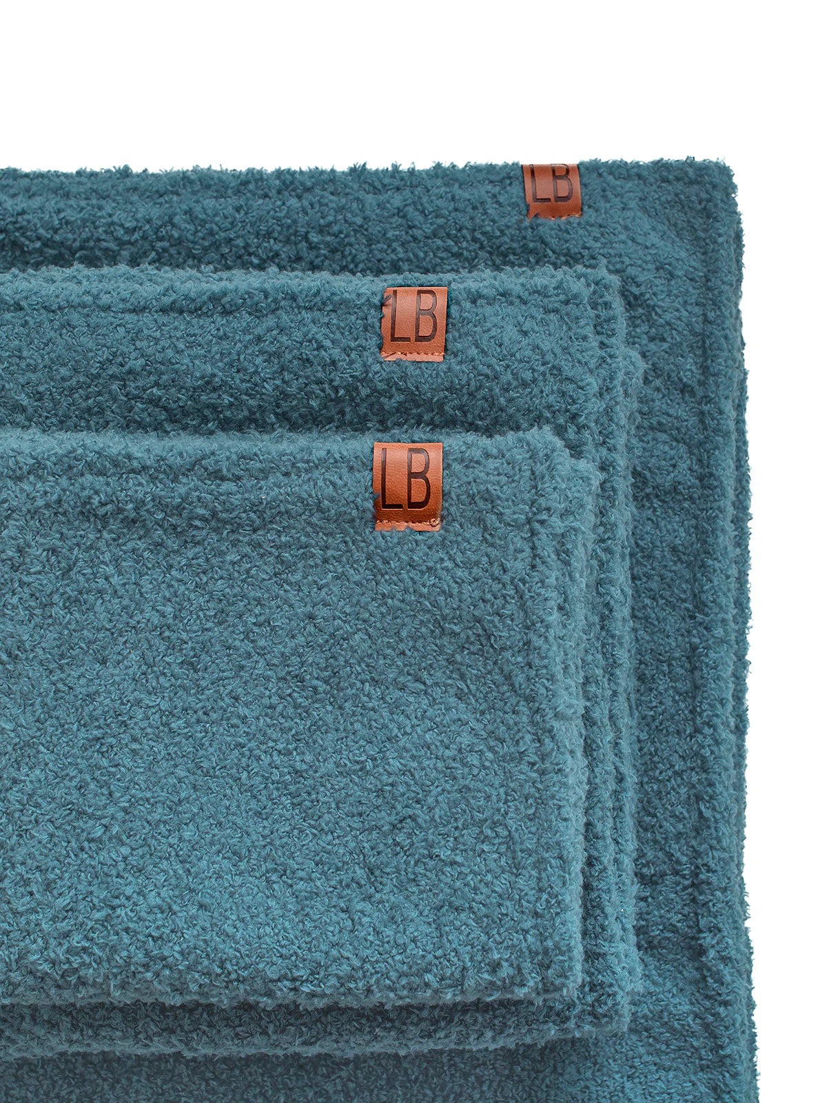 Plush Blanket Steel Blue