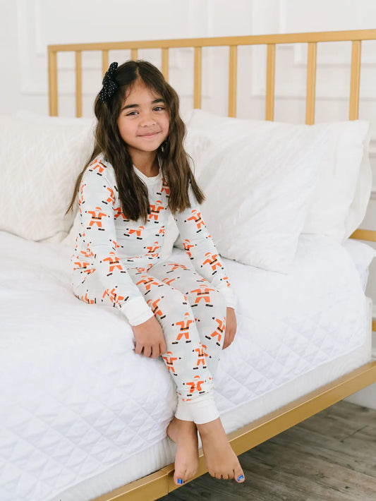 Kids Bamboo Pajama Set | Santa Angels
