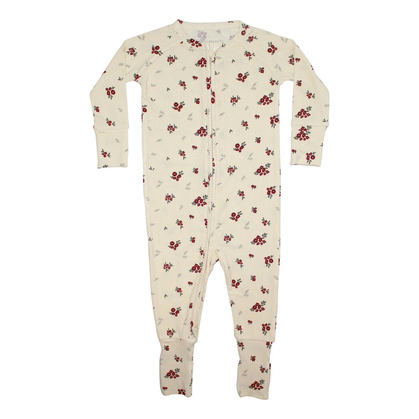 Ribbed Convertible Zip Sleeper | Scattered Floral