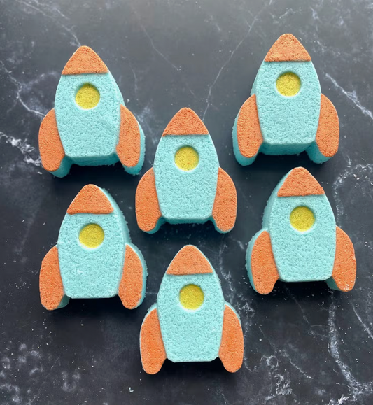 Rocket Ship Bath Bomb