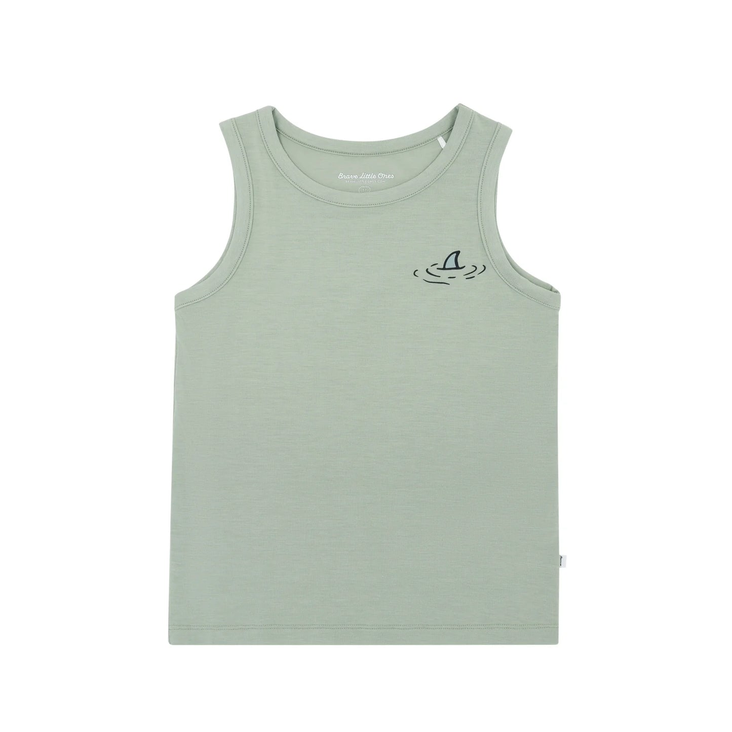 Shark Attack Bamboo Tank | Sage