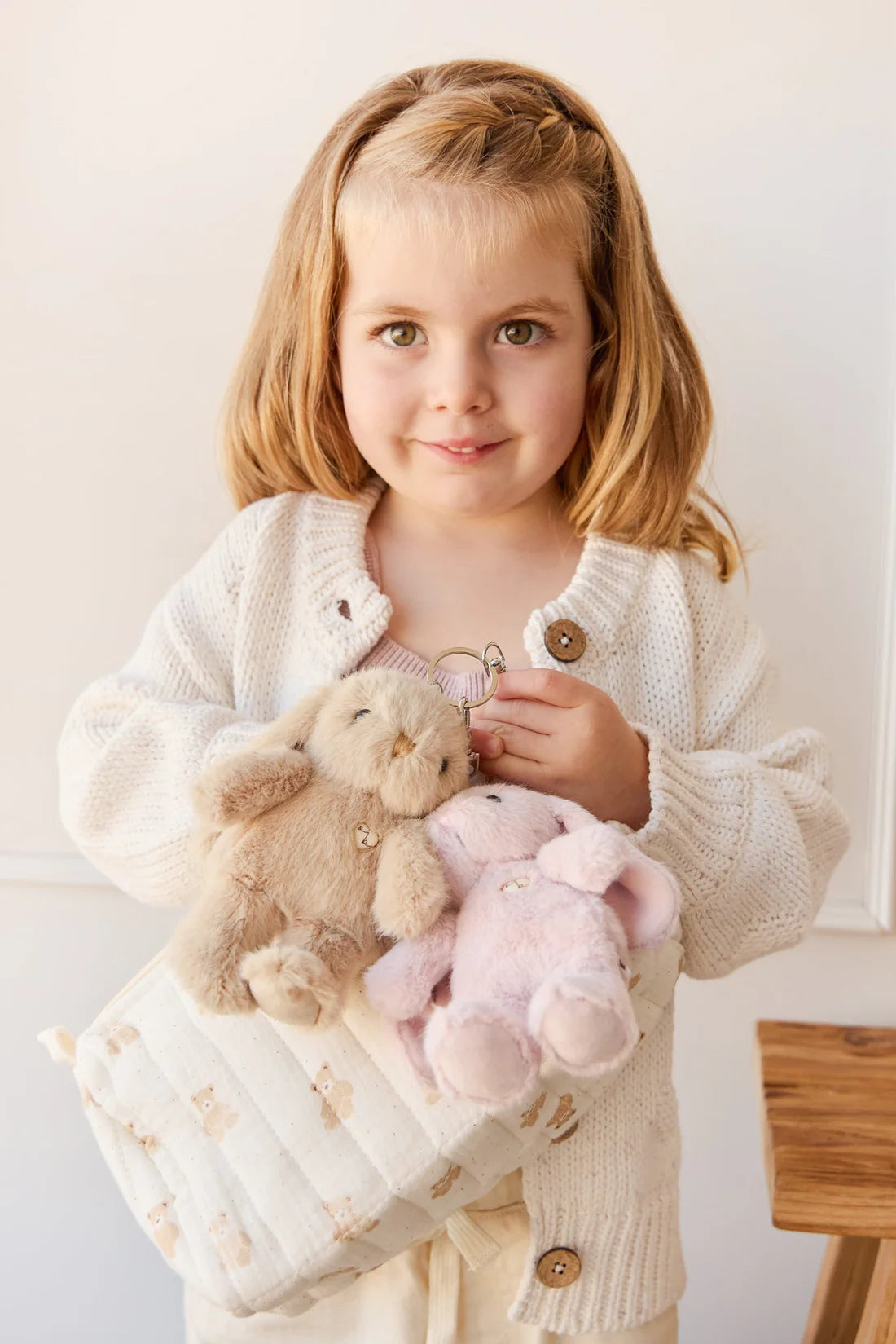Penelope Keychain | Caramel Snuggle Bunny