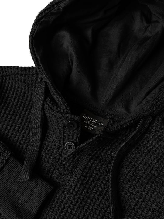 Thermal Hoodie | Black
