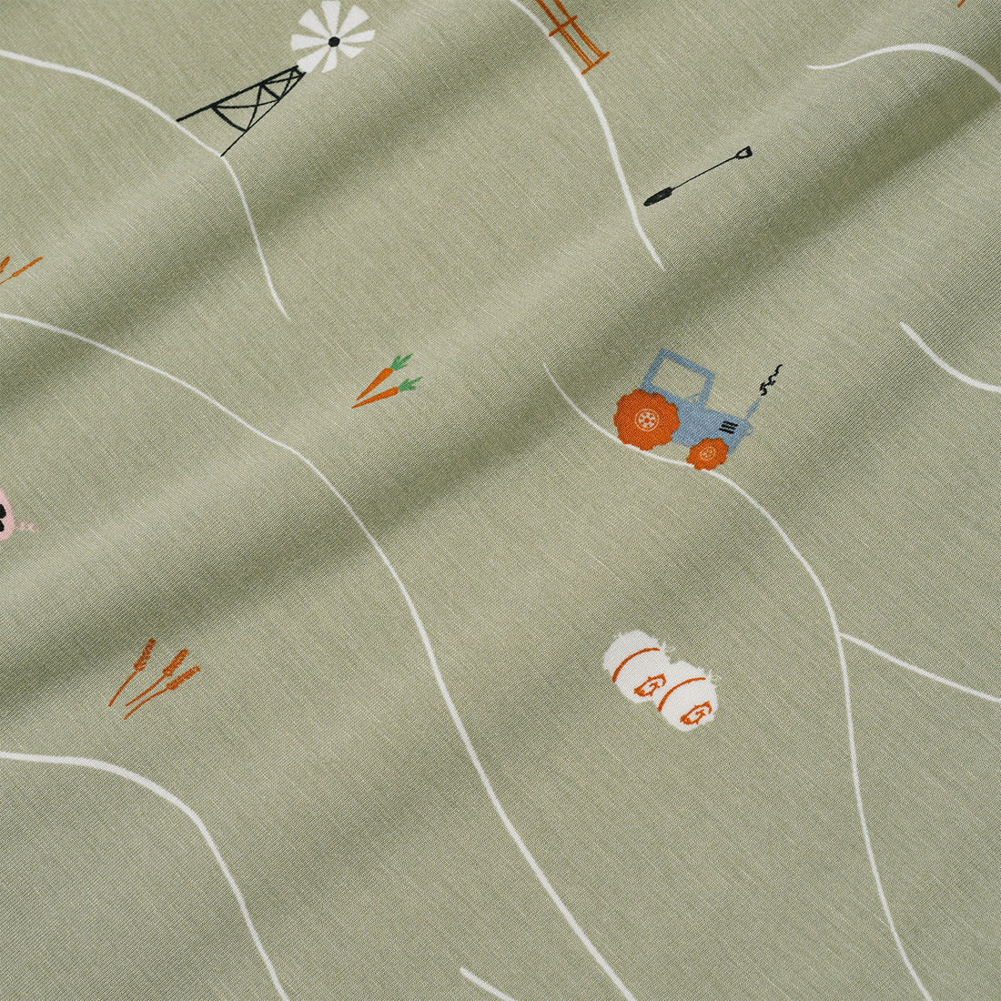 Shorts Two-Piece Bamboo Set | On the Farm