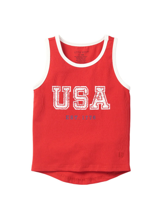 USA Tank Top | Red