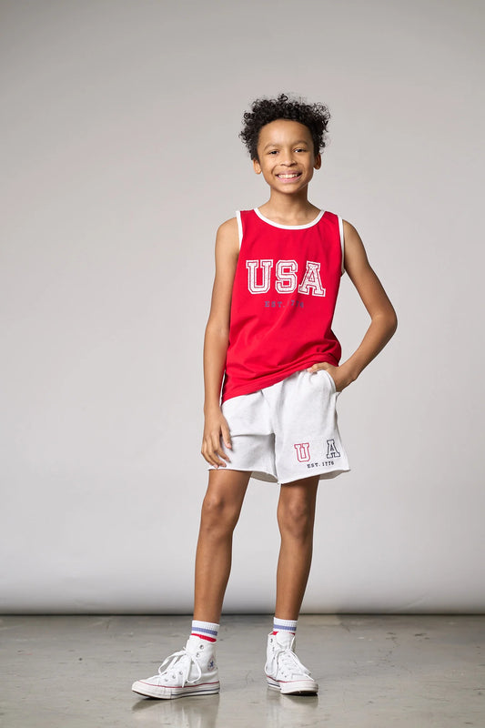 USA Tank Top | Red