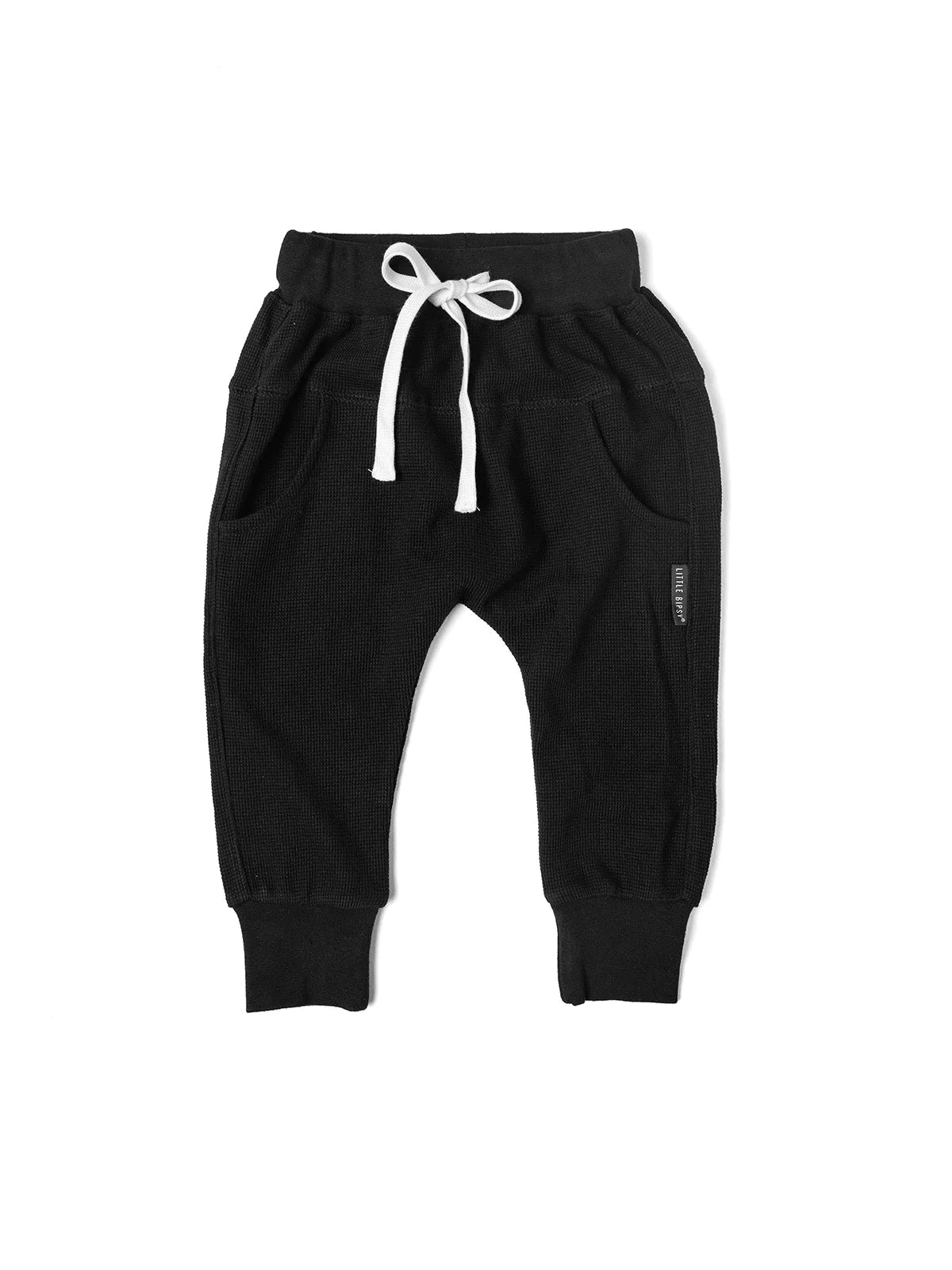 Waffle Joggers | Black