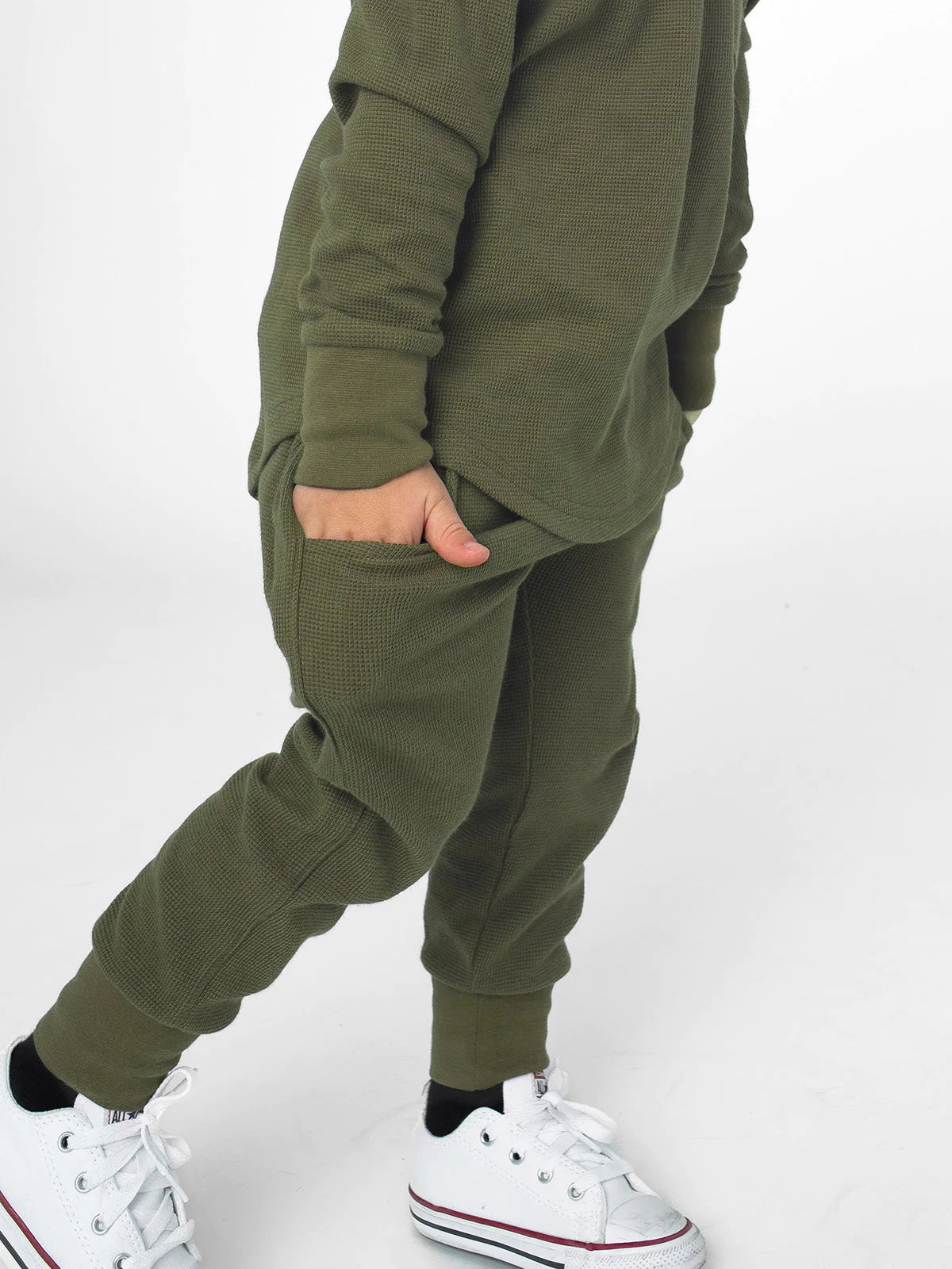Waffle Joggers | Matcha