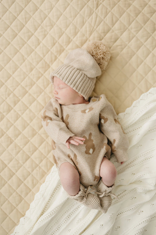 Bunny Jacquard Romper