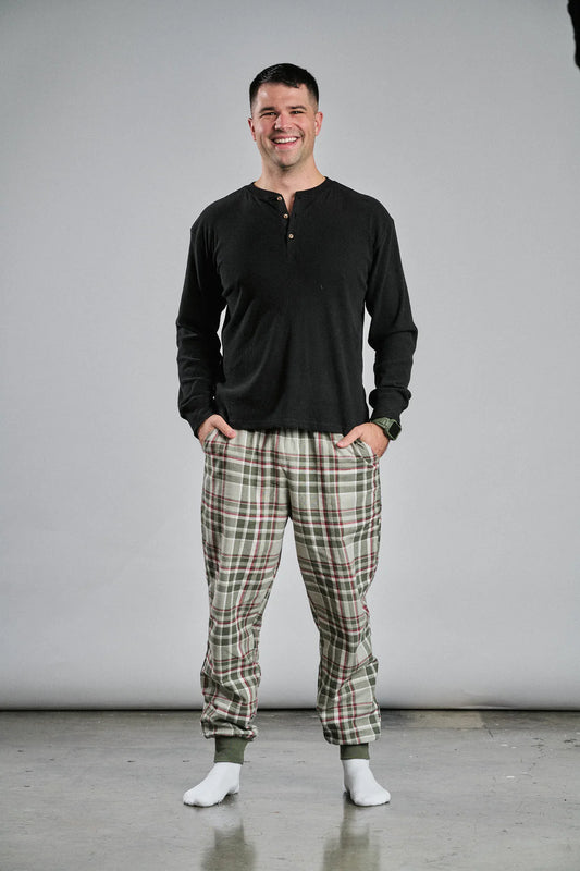 ADULT Lounge Jogger | Plaid