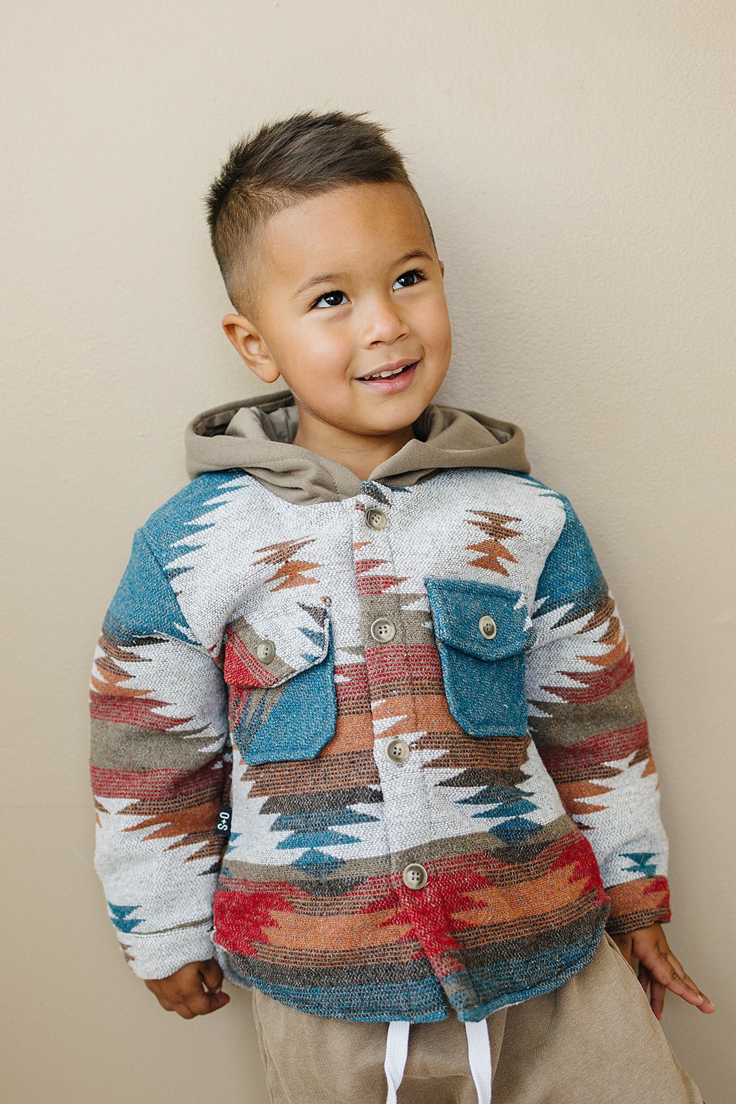 Aiden Southwest Hooded Shacket